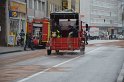 Stadtbus fing Feuer Koeln Muelheim Frankfurterstr Wiener Platz P353